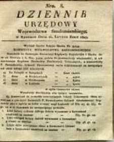 Dziennik Urzędowy Województwa Sandomierskiego, 1827, nr 8