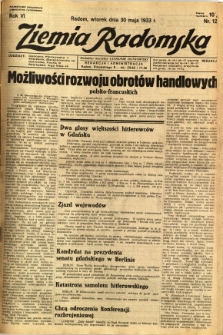 Ziemia Radomska, 1933, R. 6, nr 122