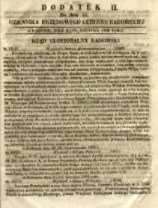 Dziennik Urzędowy Gubernii Radomskiej, 1852, nr 51, dod. II