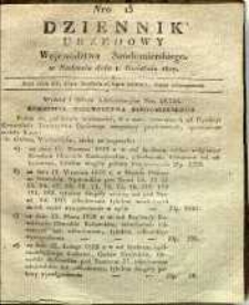 Dziennik Urzędowy Województwa Sandomierskiego, 1827, nr 13