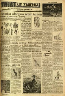 Świat się Zmienia : Tygodniowy Dodatek Ilustrowany, 1949, R. 4, nr 7