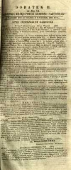 Dziennik Urzędowy Gubernii Radomskiej, 1853, nr 14, dod. II