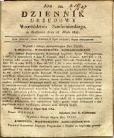 Dziennik Urzędowy Województwa Sandomierskiego, 1827, nr 20