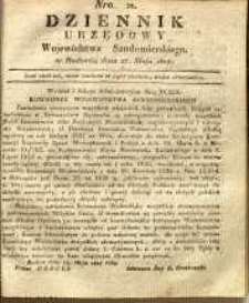 Dziennik Urzędowy Województwa Sandomierskiego, 1827, nr 21