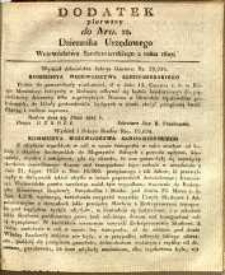 Dziennik Urzędowy Województwa Sandomierskiego, 1827, nr 22, dod. I