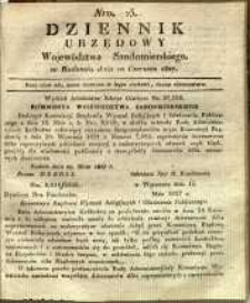 Dziennik Urzędowy Województwa Sandomierskiego, 1827, nr 23