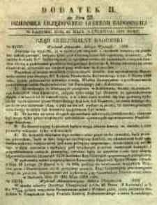Dziennik Urzędowy Gubernii Radomskiej, 1853, nr 23, dod. II