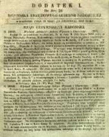 Dziennik Urzędowy Gubernii Radomskiej, 1853, nr 24, dod. I
