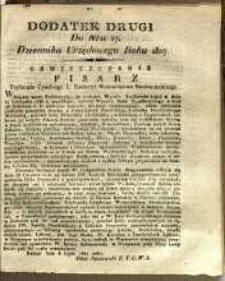 Dziennik Urzędowy Województwa Sandomierskiego, 1827, nr 27, dod. II