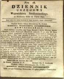 Dziennik Urzędowy Województwa Sandomierskiego, 1827, nr 28