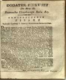 Dziennik Urzędowy Województwa Sandomierskiego, 1827, nr 28, dod. I