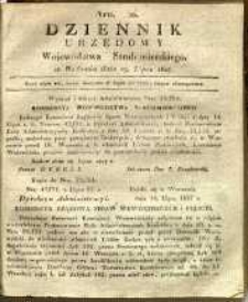 Dziennik Urzędowy Województwa Sandomierskiego, 1827, nr 30