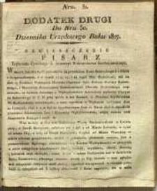 Dziennik Urzędowy Województwa Sandomierskiego, 1827, nr 30, dod. II