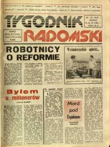 Tygodnik Radomski, 1982, R. 1, nr 23