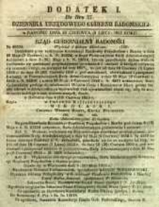 Dziennik Urzędowy Gubernii Radomskiej, 1853, nr 27, dod. I