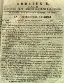 Dziennik Urzędowy Gubernii Radomskiej, 1853, nr 32, dod. II