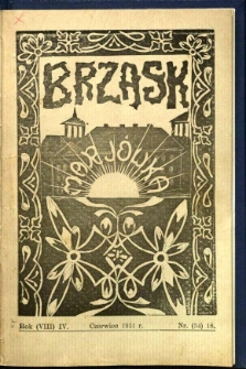 Brzask: Dwumiesięcznik uczennic Seminarium Nauczycielskiego w Mari&oacute;wce, 1931, R. (8) 4, nr (34) 18