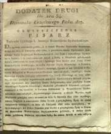 Dziennik Urzędowy Województwa Sandomierskiego, 1827, nr 34, dod. II