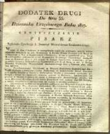 Dziennik Urzędowy Województwa Sandomierskiego, 1827, nr 35, dod. II