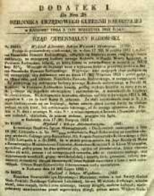 Dziennik Urzędowy Gubernii Radomskiej, 1853, nr 38, dod. I