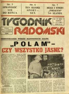 Tygodnik Radomski, 1982, R. 1, nr 27