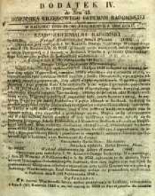 Dziennik Urzędowy Gubernii Radomskiej, 1853, nr 43, dod. IV