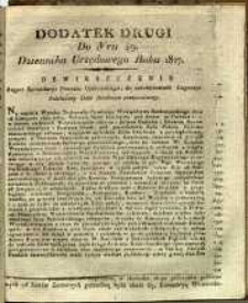 Dziennik Urzędowy Województwa Sandomierskiego, 1827, nr 49, dod. II