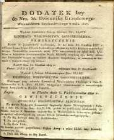 Dziennik Urzędowy Województwa Sandomierskiego, 1827, nr 50, dod. I