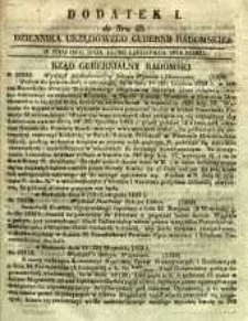 Dziennik Urzędowy Gubernii Radomskiej, 1853, nr 48, dod. I