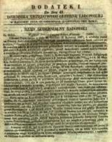 Dziennik Urzędowy Gubernii Radomskiej, 1853, nr 49, dod. I