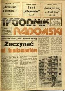 Tygodnik Radomski, 1982, R. 1, nr 32