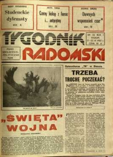 Tygodnik Radomski, 1982, R. 1, nr 33