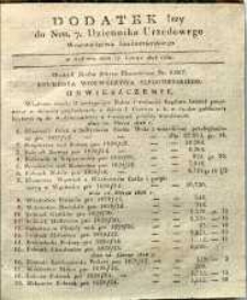 Dziennik Urzędowy Województwa Sandomierskiego, 1828, nr 7, dod. I