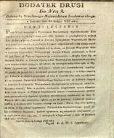 Dziennik Urzędowy Województwa Sandomierskiego, 1828, nr 8, dod. II