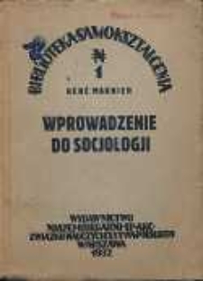 Wprowadzenie do socjologji