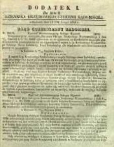 Dziennik Urzędowy Gubernii Radomskiej, 1855, nr 8, dod. I