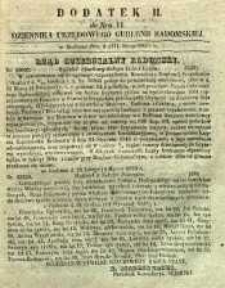 Dziennik Urzędowy Gubernii Radomskiej, 1855, nr 11, dod. II