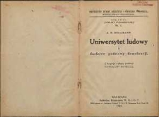 Uniwersytet ludowy i duchowe podstawy demokracji