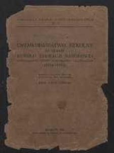 Ustawodawstwo szkolne za czasów Komisji Edukacji Narodowej: rozporządzenia, ustawy pedagogiczne i organizacyjne (1773-1793)