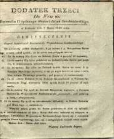 Dziennik Urzędowy Województwa Sandomierskiego, 1828, nr 10, dod. III