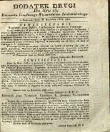 Dziennik Urzędowy Województwa Sandomierskiego, 1828, nr 16, dod. II
