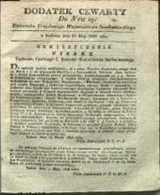 Dziennik Urzędowy Województwa Sandomierskiego, 1828, nr 19, dod. IV