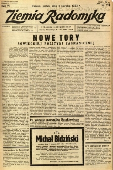 Ziemia Radomska, 1933, R. 6, nr 176