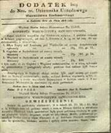 Dziennik Urzędowy Województwa Sandomierskiego, 1828, nr 20, dod. I