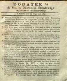 Dziennik Urzędowy Województwa Sandomierskiego, 1828, nr 21, dod. III