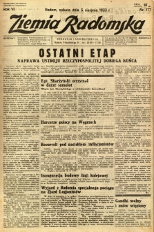 Ziemia Radomska, 1933, R. 6, nr 177