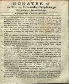 Dziennik Urzędowy Województwa Sandomierskiego, 1828, nr 22, dod. II