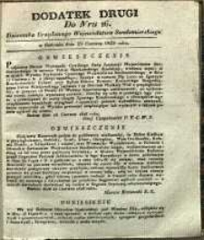 Dziennik Urzędowy Województwa Sandomierskiego, 1828, nr 26, dod. II