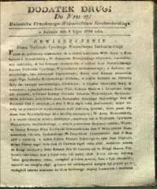 Dziennik Urzędowy Województwa Sandomierskiego, 1828, nr 27, dod. II