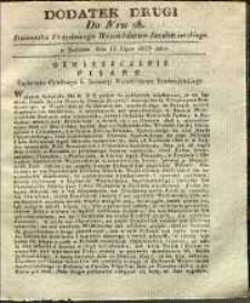 Dziennik Urzędowy Województwa Sandomierskiego, 1828, nr 28, dod. II